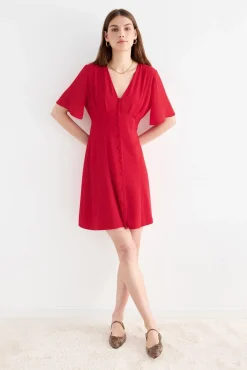 GINEBRA Red Dress