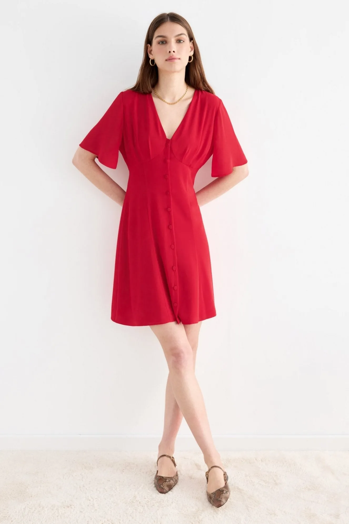 GINEBRA Red Dress