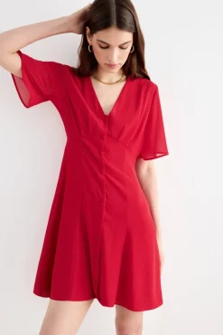 GINEBRA Red Dress