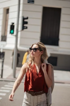 GREGAL Burnt Blouse