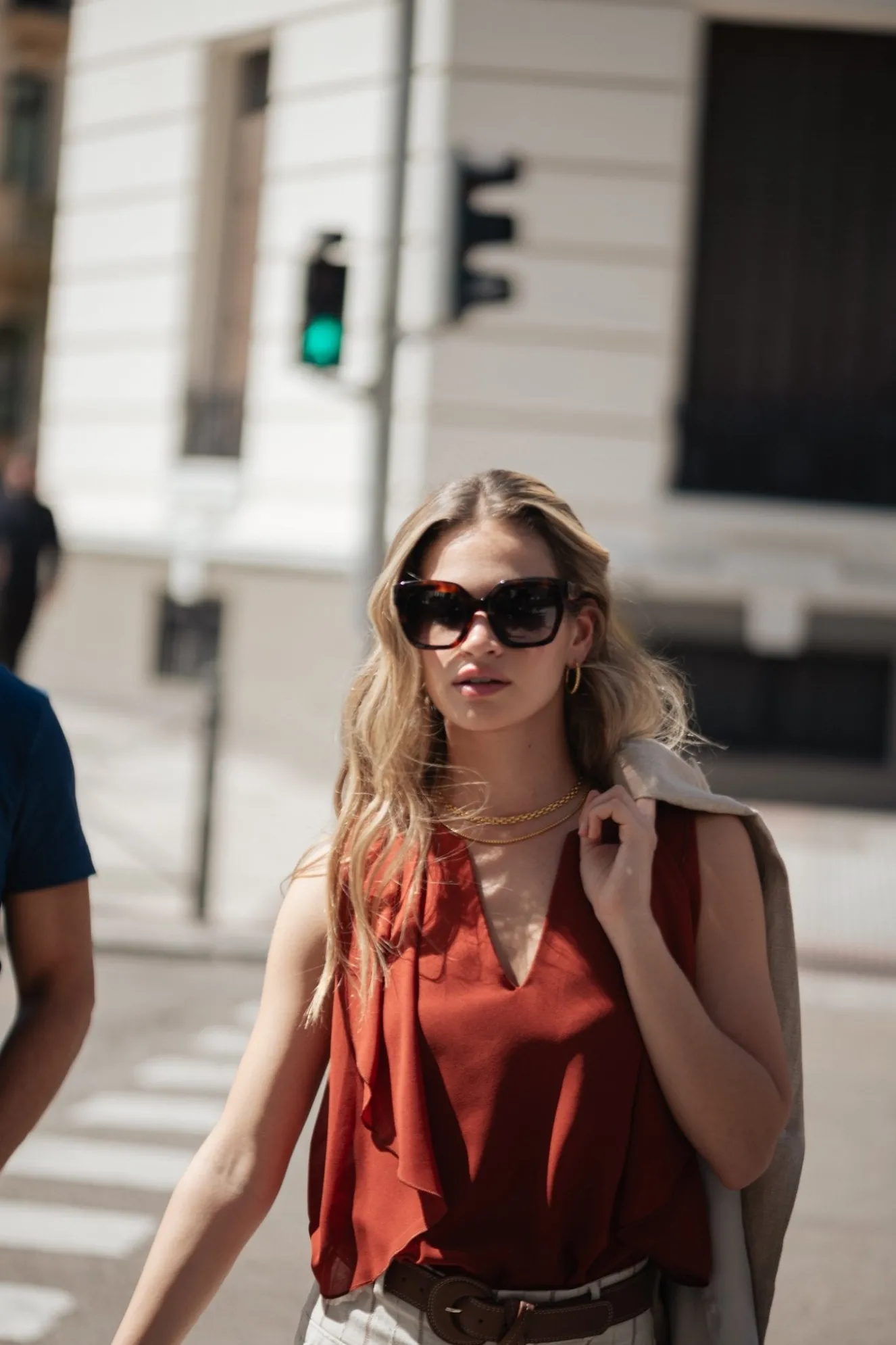 GREGAL Burnt Blouse