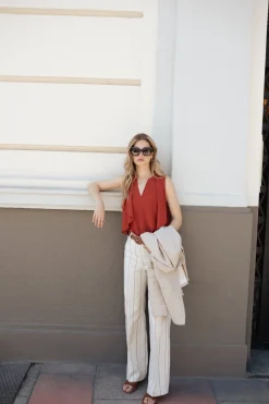 GREGAL Burnt Blouse
