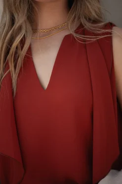 GREGAL Burnt Blouse