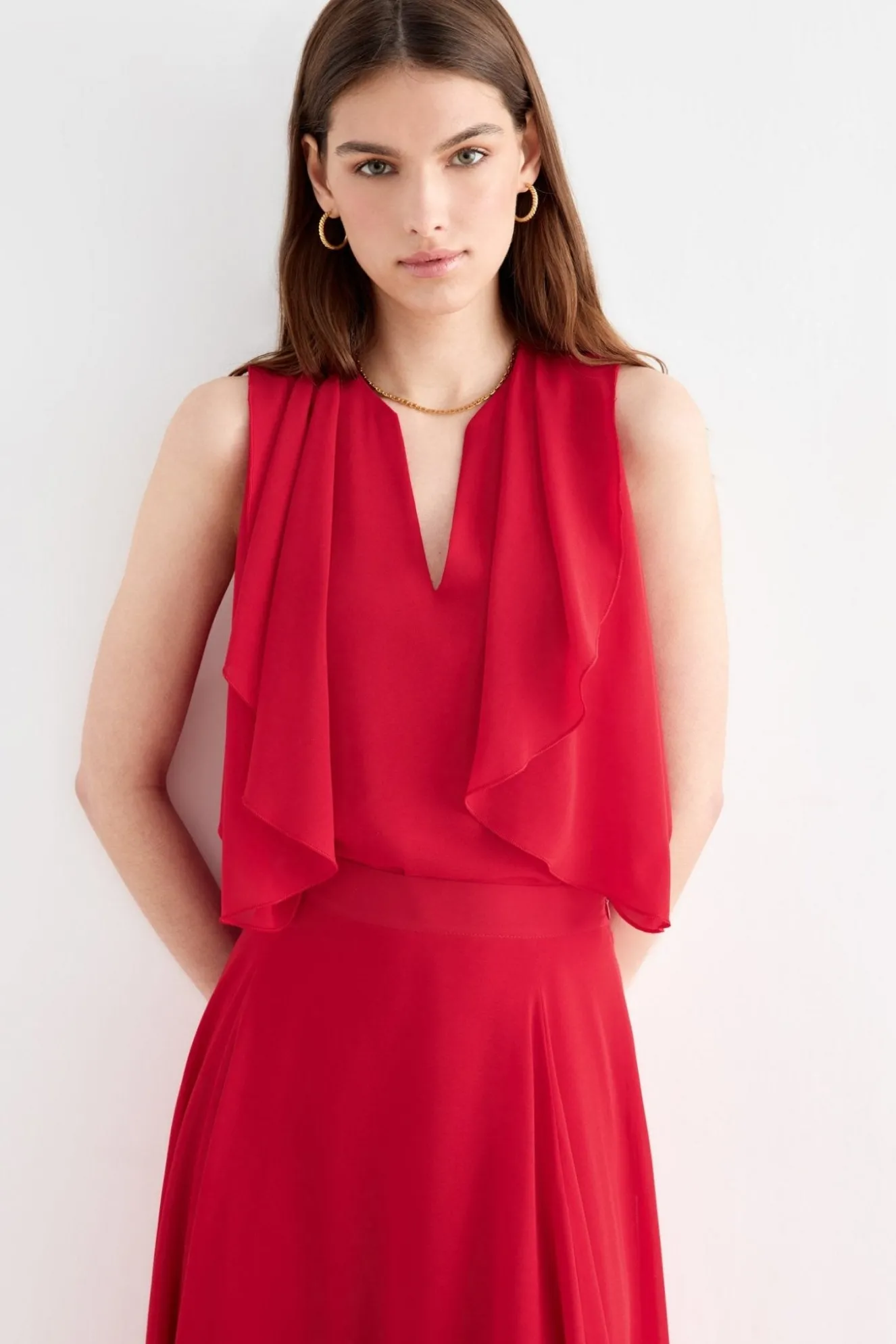 GREGAL Red Blouse