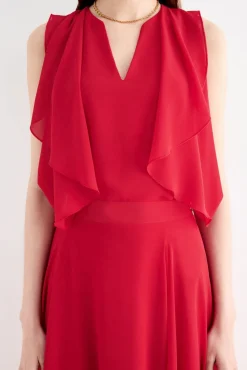 GREGAL Red Blouse