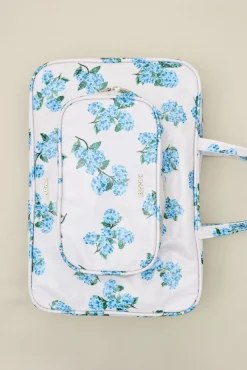 HORTENSIAS Print Blue Toiletry Bag