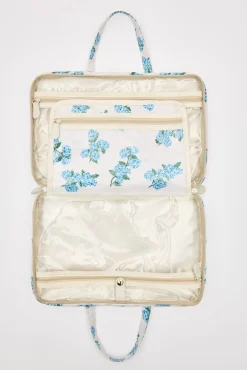 HORTENSIAS Print Blue Toiletry Bag