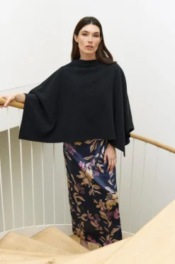 IRABU Print Navy Dress