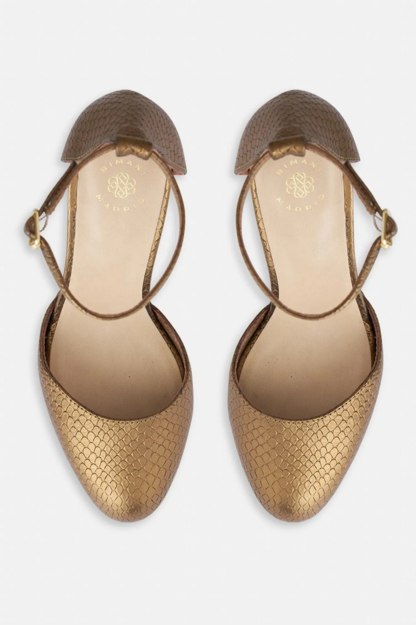 JULIETA Heel Texture Bronze