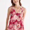 KABUKI Print Rose Top