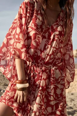 Kaftan LORENZA Print Burnt