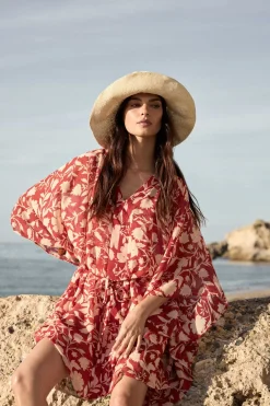 Kaftan LORENZA Print Burnt