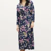 KERAMA Print Navy Dress
