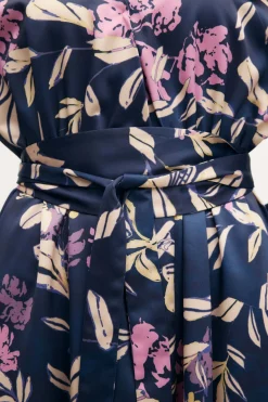 KERAMA Print Navy Dress