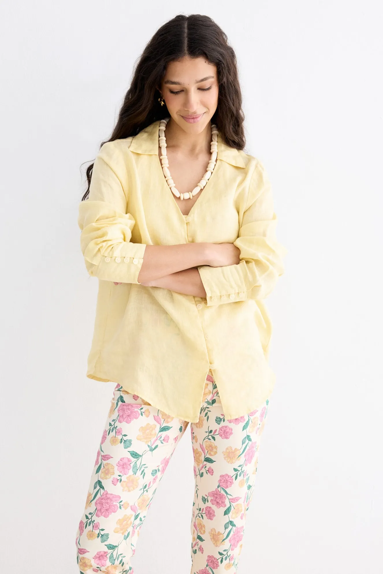 LONDON Floral Print Pants