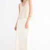 LORICA Cream Skirt