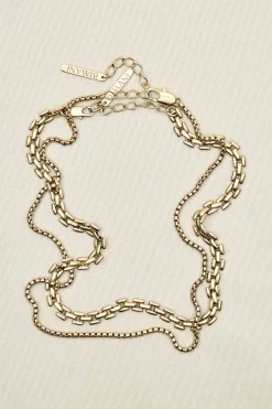 LORIS Gold Necklace Set