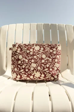MACAO Print Burnt Toiletry Bag