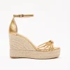 MARIOLA Gold Espadrille