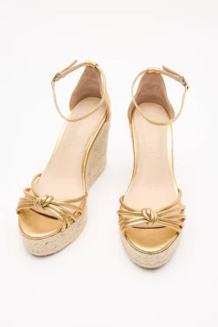 MARIOLA Gold Espadrille
