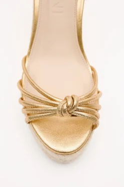 MARIOLA Gold Espadrille