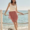 MELINA Print Red Pareo