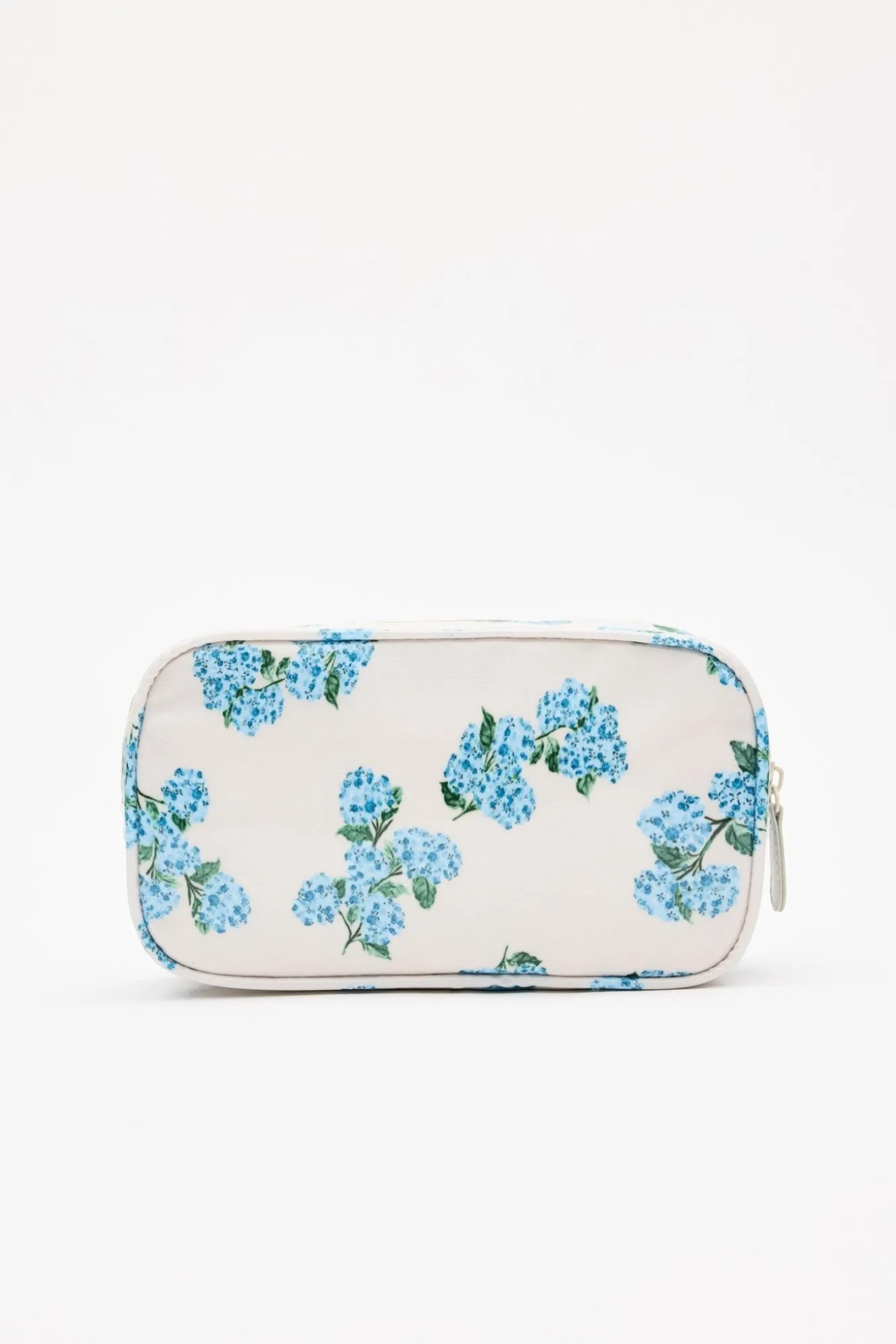 Mini HORTENSIAS Print Blue Toiletry Bag