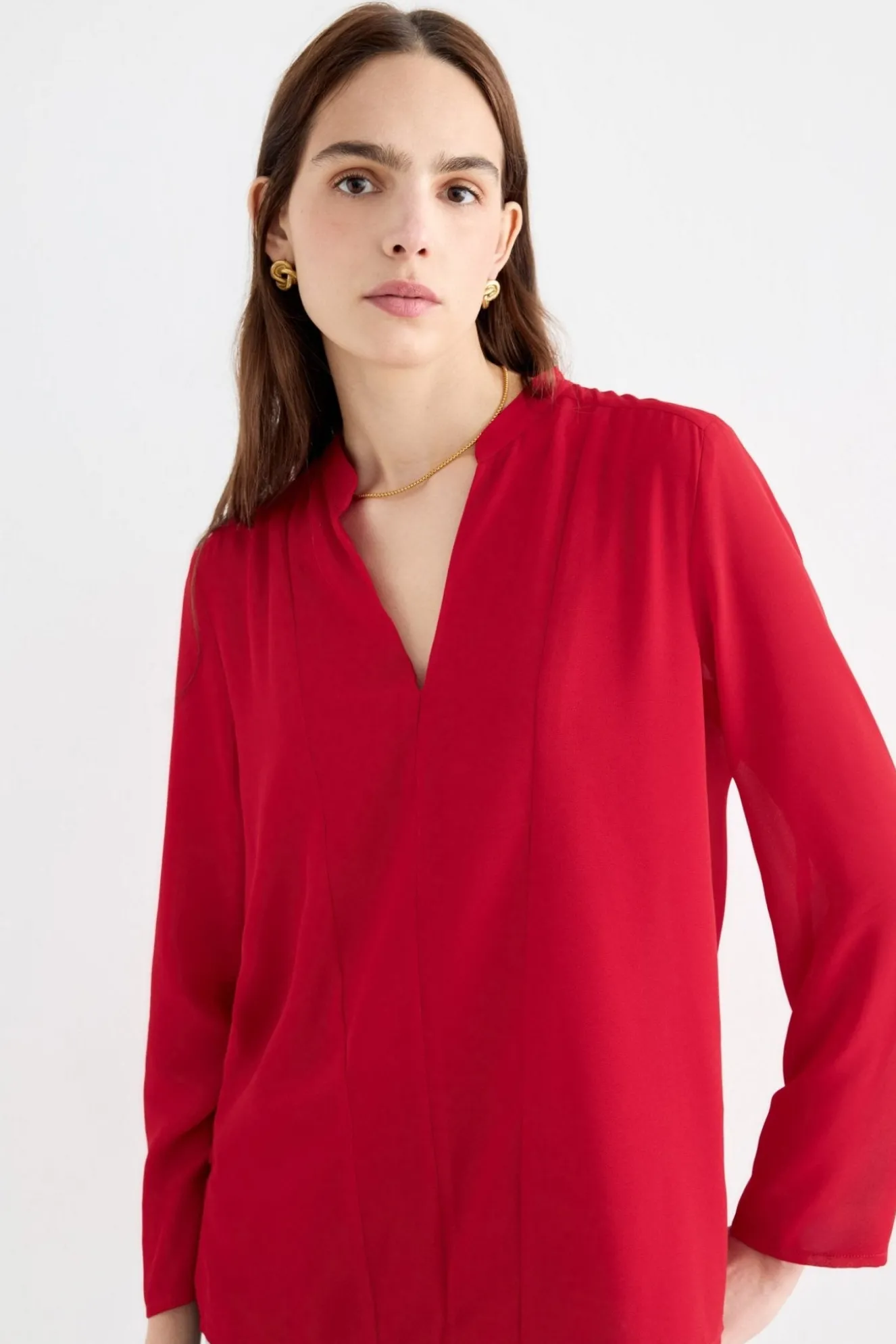 MISTRAL Red Blouse