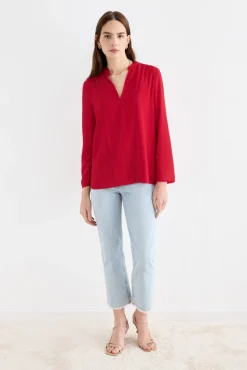 MISTRAL Red Blouse