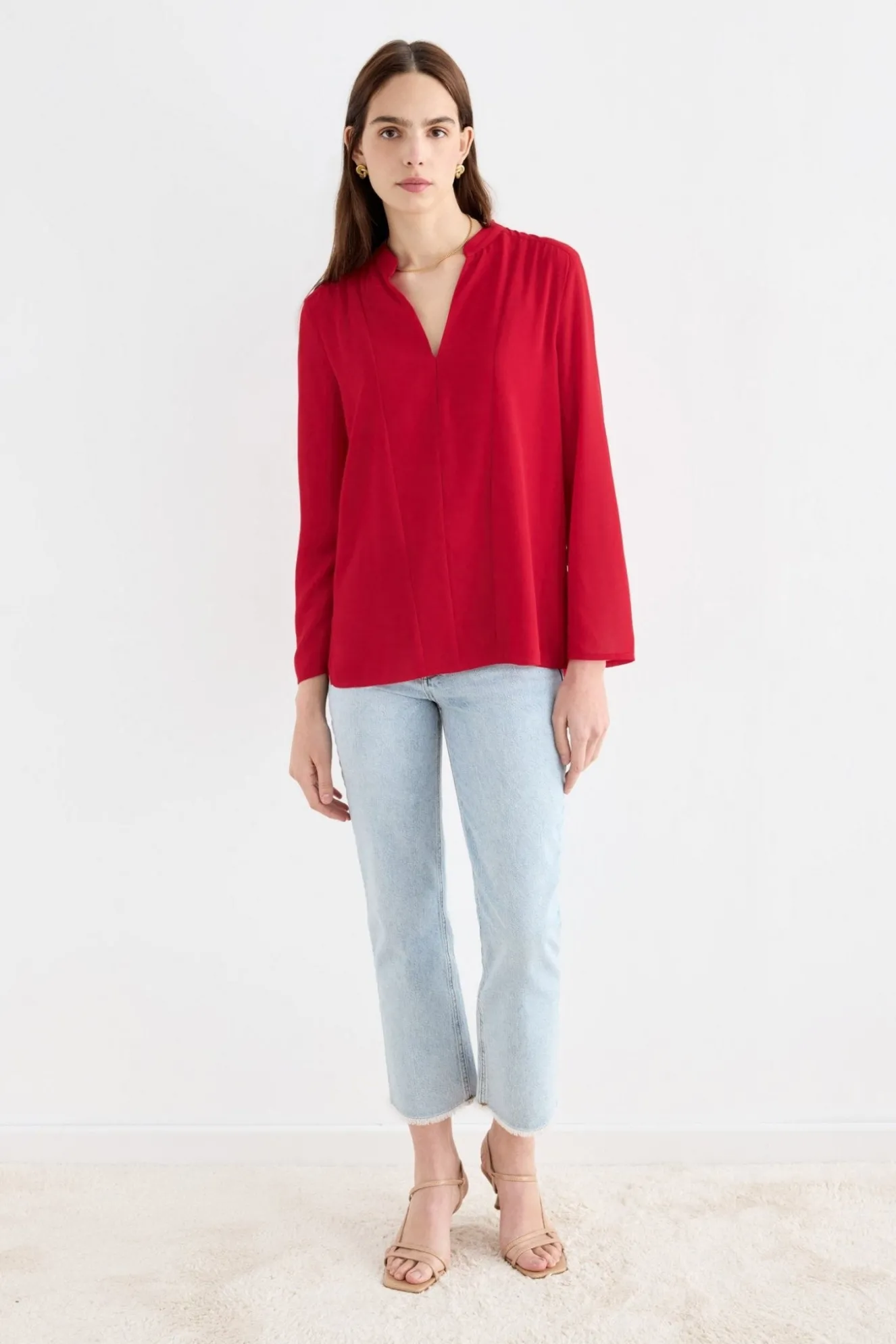 MISTRAL Red Blouse