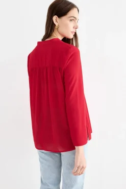 MISTRAL Red Blouse
