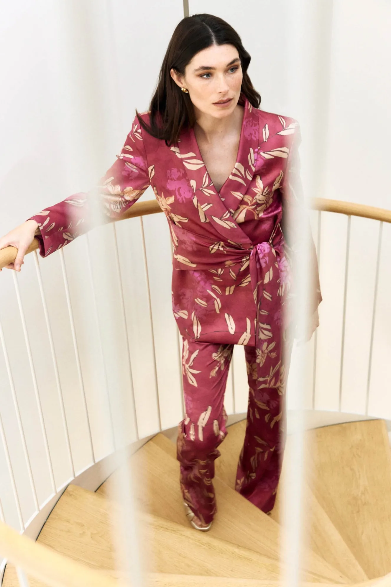 MIYAKO Cherry Print Blazer