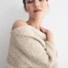 MONROE Beige Poncho