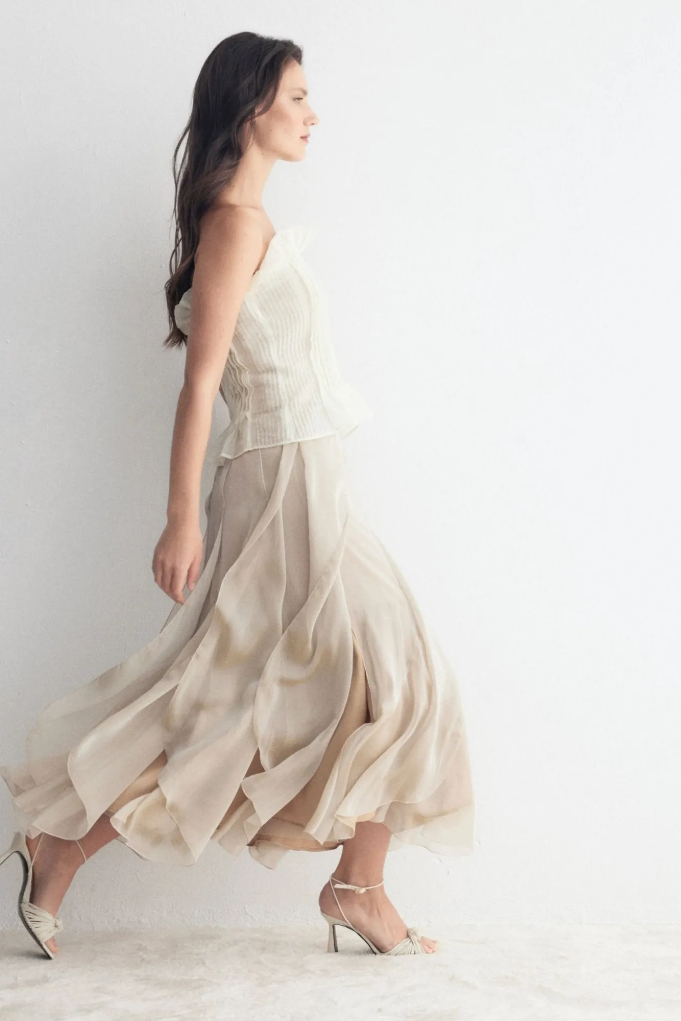 MOONSTONE Skirt Champagne