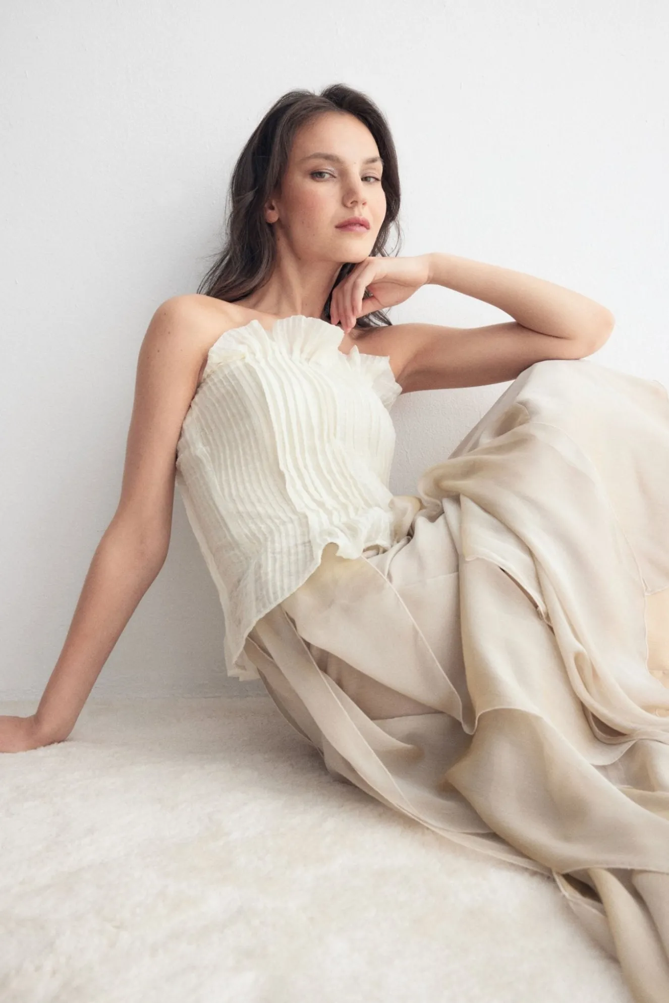 MOONSTONE Skirt Champagne