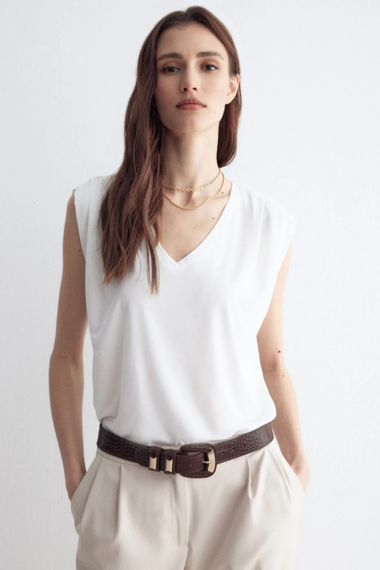 Najac beige trousers