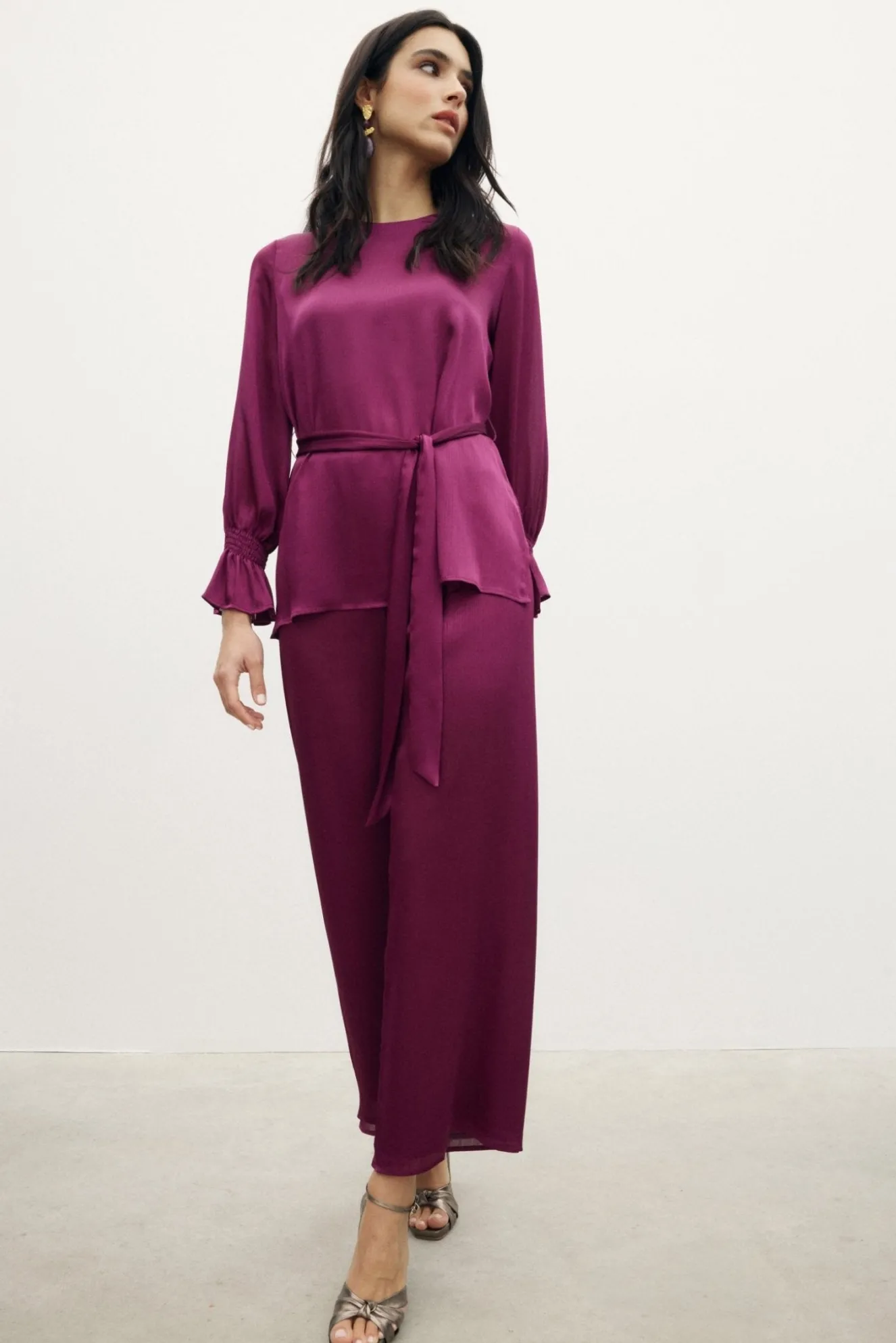 NATUR Trousers Grape