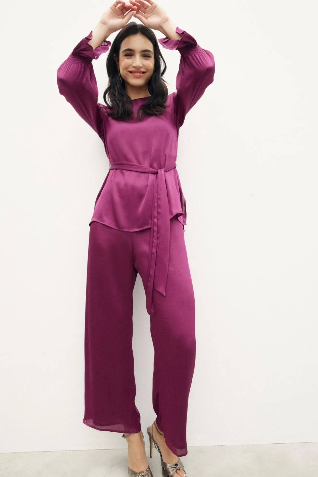NATUR Trousers Grape