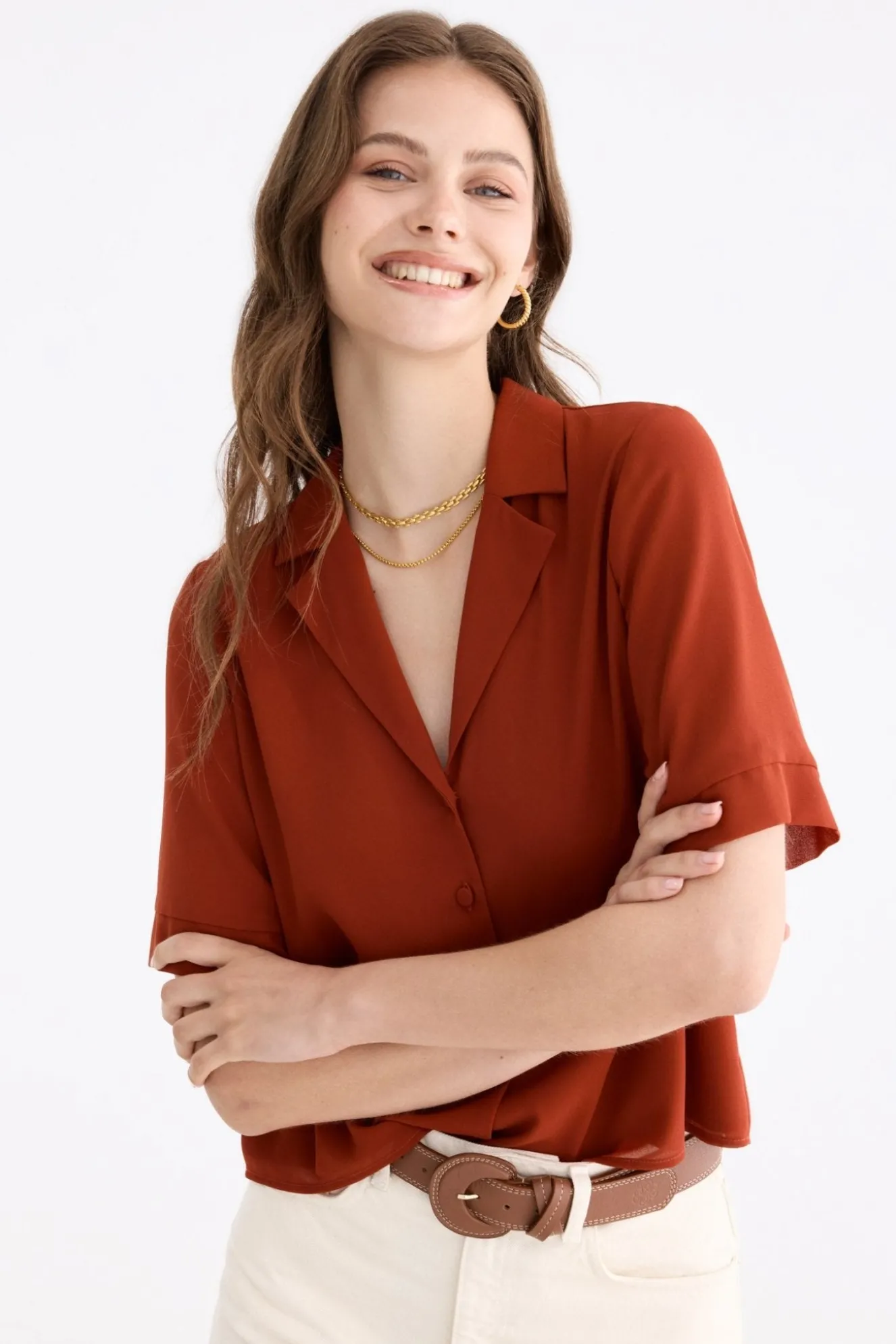 NEVILLE Burnt Blouse