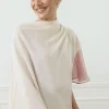 Nude Knitted Poncho for Women - BIMANI