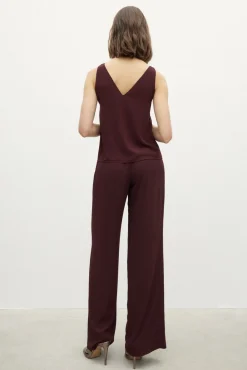 OCÉANO Trousers Burgundy