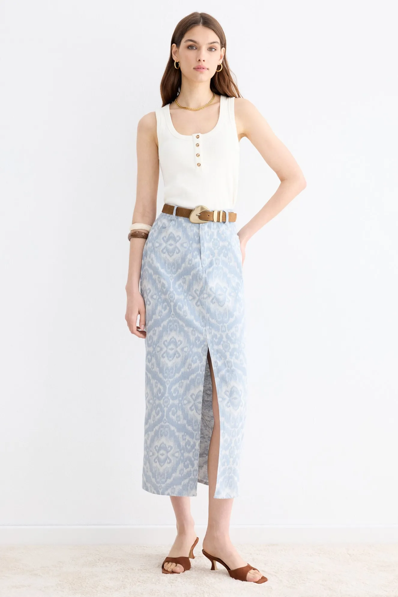 OLBIA Blue Skirt