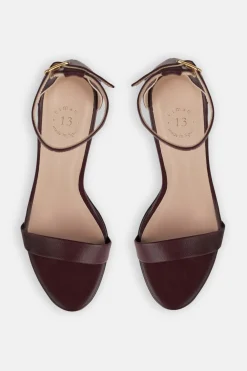 OLIVIA Petite Sandal Burgundy