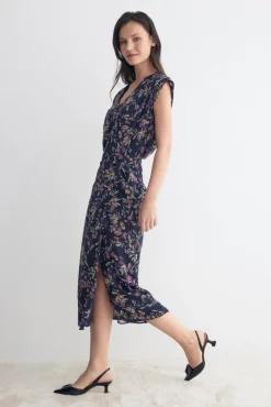 OTARU Print Blue Skirt