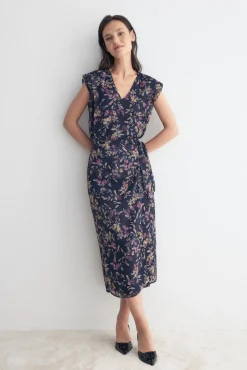 OTARU Print Blue Skirt
