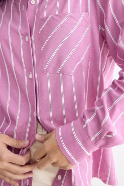 PIENZA Rose Stripes Shirt