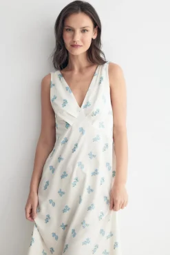 PIPPA Print Blue Nightgown
