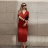 PIROPO Burnt Dress