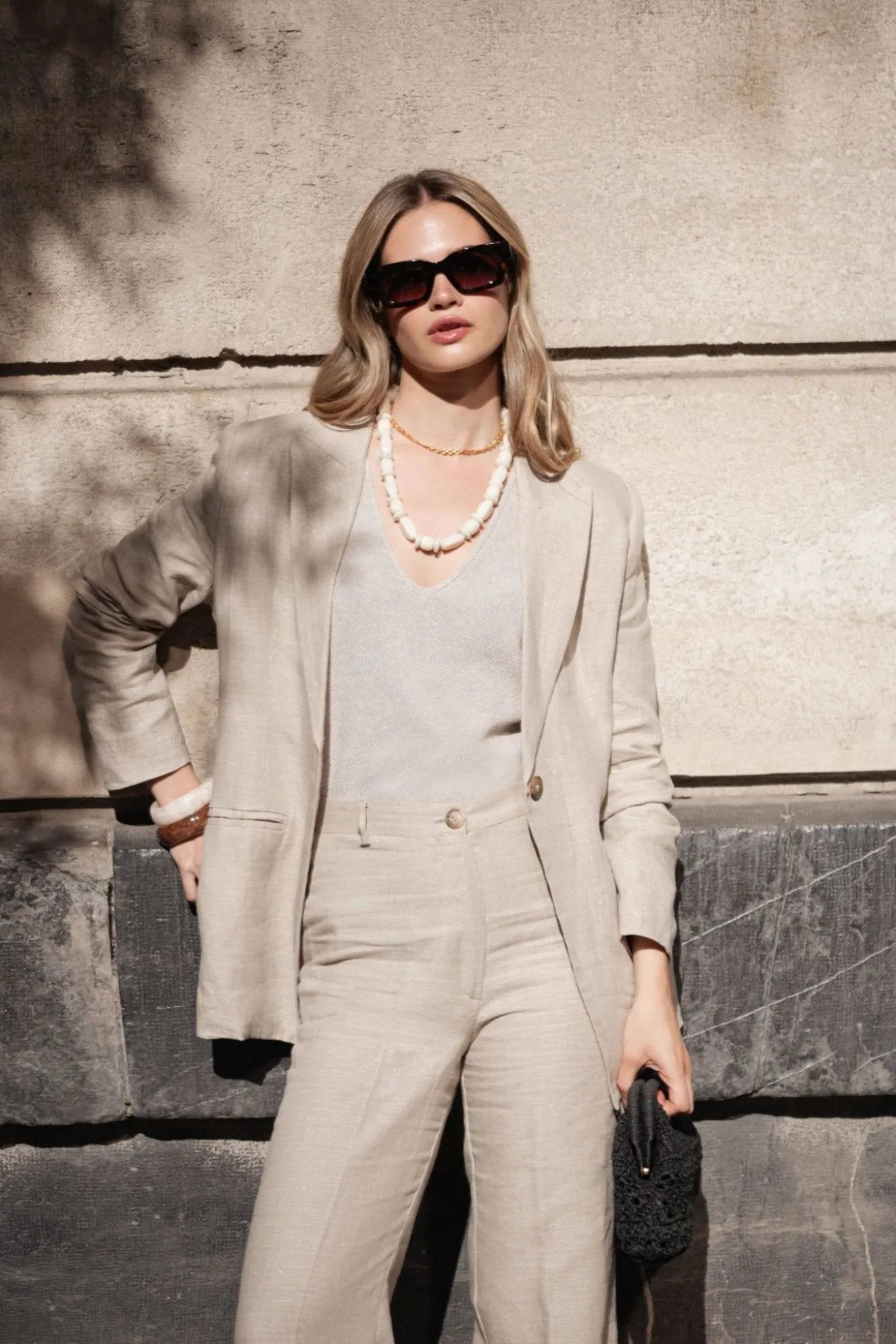 PORTA Beige Pants