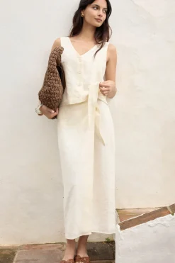 RASSA White Skirt